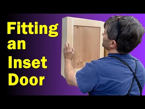 Furniture Making Techniques - How to Fit an Inset Door
