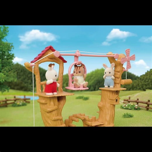 Sylvanian Families Baby Ropeway Park! #mindstormtoys #treehouse #sylvanianfamilies