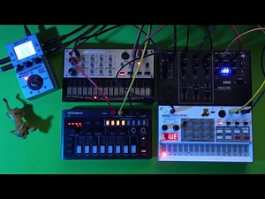 Miles Jam #25 | Korg Volca Sample + Keys + Roland Aira Compact J-6 Chord + Zoom MS-70CDR | #DAWless