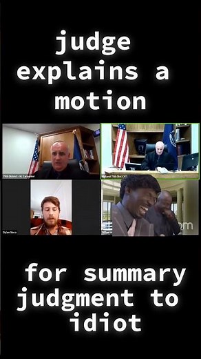 judge explains how a motion for summary judgment works to pro se BOZO