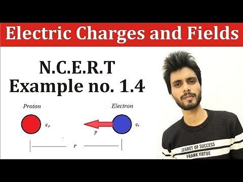 🔴 Physics N.C.E.R.T example 1.4 class 12th | electric charges and and fields examples solution