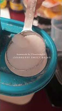 Homemade Cranberry Sweet Bread in My Automatic Bread Maker