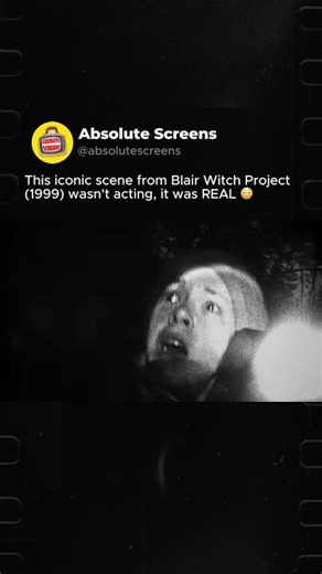 These Actors Were TERRIFIED In This Scene 😱 (Blair Witch Project 1999) #blairwitchproject