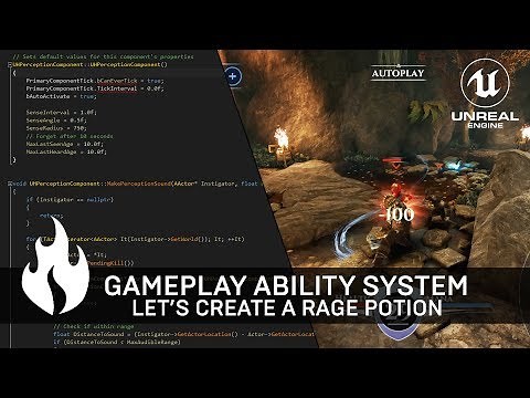 Gameplay Ability System Tutorial with C++ & Blueprint [Unreal Engine 4 RPG Game]