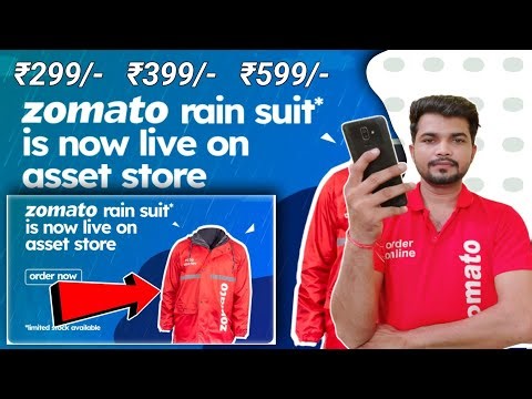 zomato delivery boy rain coat buy | zomato rain suit is now live on zomato delivery app 2023