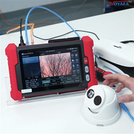 Built for Pros: Noyafa 2026 8K CCTV Tester with True 8K/32MP Live View, Auto Detection & PTZ Control