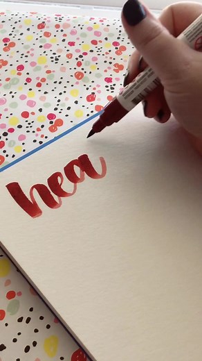 PEN: Ecoline Brush Pen from Michaels #lettering #calligraphy #handlettering #brushlettering #fyp #foru #requested