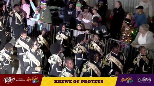This Monday, February 16 broadcast of the NOLA.com Mardi Gras for All Y'all Parade Cam presented by the Louisiana Office of Tourism will feature Krewe of Proteus and Krewe of Orpheus. We'll livestream all the major parades rolling down St. Charles Avenue through Mardi Gras Day from the LCMC Streaming Stage on St. Charles. This year, Dr. Pepper is the official beverage of Mardi Gras for All Y'all. Here's the full broadcast schedule: https://www.nola.com/entertainment_life/mardi_gras/nola-parade-c