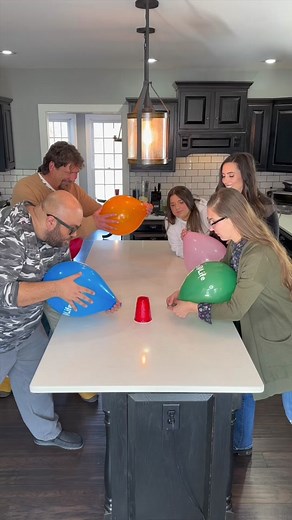 Balloon Blow Battle 😂