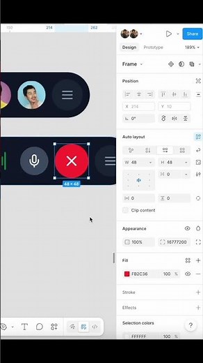 Apple-Style Dynamic Island Animation in Figma🤯 Smart Animate Trick #figmaanimation #apple #shorts