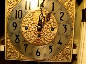 1920s Herschede 5 tube Hall clock.wmv