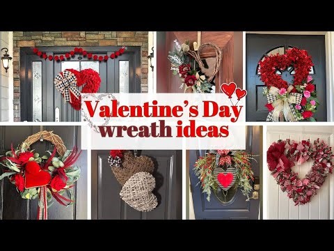 121+ Valentine Wreath Ideas for 2026 | Easy & Romantic Front Door Wreaths