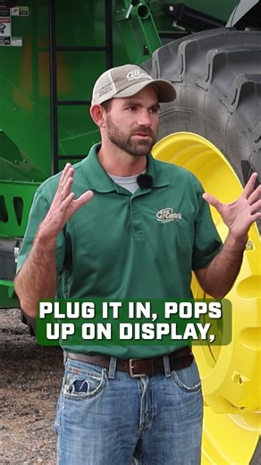 Grain Harvest Weight Sharing Setup is a Piece of Cake #JohnDeere