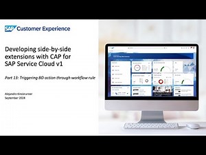 Video Series - Part 13 - Triggering BO action through workflow rule