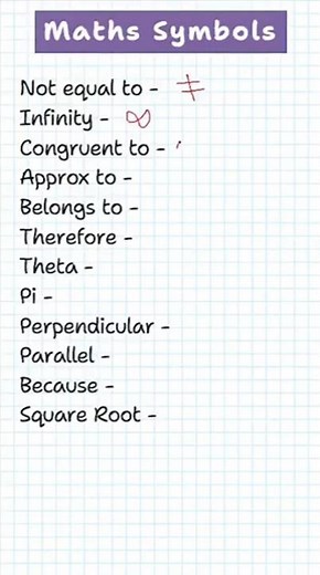 “Do You Know These Math Symbols? 🤯 #shorts”