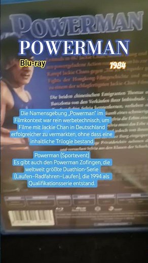 POWERMAN | 1984 #bluray #klassiker #movie #80s #action #komödie #jackiechan