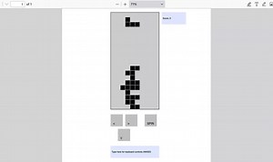 Игру Тетрис упаковали в 60-килобайтный PDF-файл для запуска в любом браузере