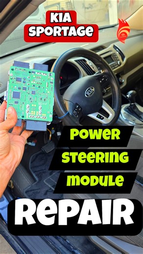kia sportage power steering control module repair #shorts #powersteering #repair