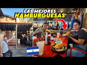 TESTING THE BEST BURGERS IN ALL OF EL SALVADOR 🇸🇻 PUNTA TORO, THE BEST?