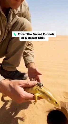 🦎 Enter the secret tunnels of a desert skink!