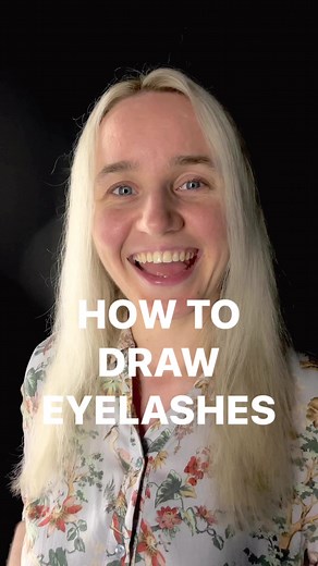 4.3K views · 183 reactions | Did you find this tutorial helpful? I love drawing eyelashes - they’re easy and really satisfying to draw 襤 #tutorial #howtodraw #howtodraweyes #drawingtutorial #learndrawing #learntodraw #hyperrealism #hyperrealisticart a tutorial about how to draw eyelashes | ETE Portraits | Facebook