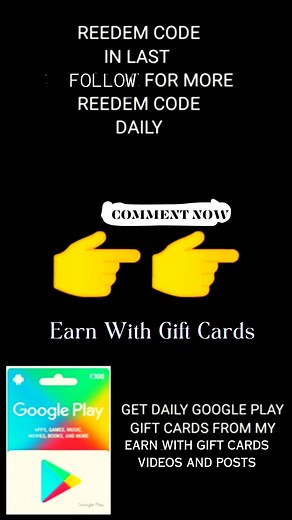 4.7K views · 12 reactions | Google Play Redeem Code Free 2023 - How To Get Free Google Play Gift Card Redeem Code 2023 #googlegiftcard #FREEGIFTS #freegiftcard | Earn With Gift Cards | Facebook