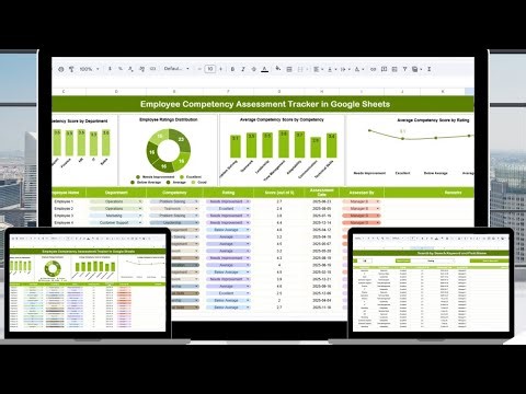 Employee Competency Assessment Tracker in Google Sheets