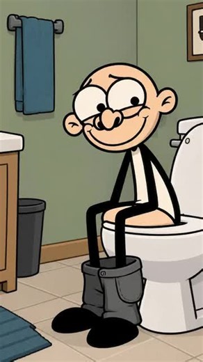 Toilet Poop Funny Animation Shorts – Viral Comedy Clip