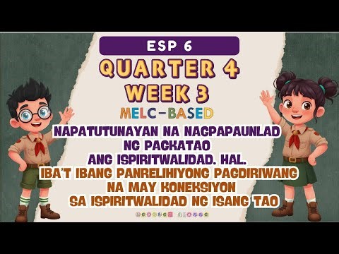 ESP 6 QUARTER 4 WEEK 3 | Iba't Ibang Panrelihiyong Pagdiriwang