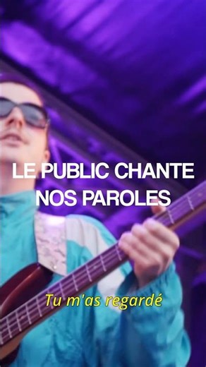 L’avantage de chanter en français c’est que ça chante fort dans le public parfois.. merci ça tue 🫶