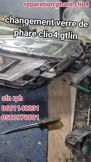 Réparation des phares Clio 4 GTLin à Tizi Ouzou