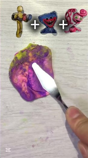 Huggy Wuggy mixed with Kissy Missy Poppy Playtime Color Mixing (Part 9)#poppyplaytime