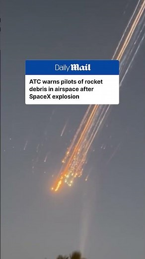 Passenger jets face ‘extreme risk’ after SpaceX explosion