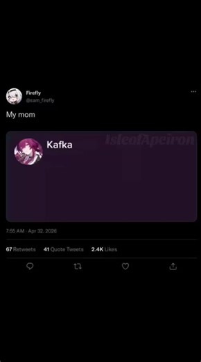 Kafka that's not how the internet works... Kafka: @꒰ ಣ ݁˖ 𝔸𝑚𝑜𝑟 ◞ Firefly: @˖᯽ ݁˖· ─ seraph 🪽 #hsr #fandub #xyzbca #kafka #firefly