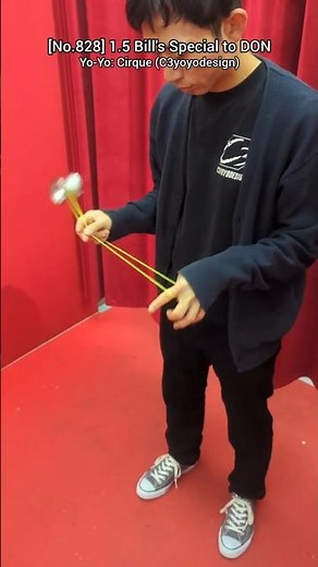 [No.828]🪀Today's Yo-Yo Trick & Tutorial: 1.5 Bill's Special to DON #yoyo #yoyotricks #tutuorial