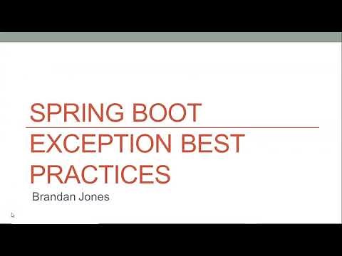 Spring Boot Exception Best Practices Example