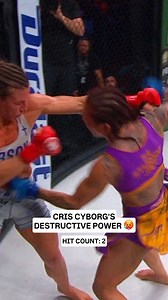 A storm of punches! Cris Cyborg demolishes Budd! 🦾😳 #MMA #Fighter #Bellator | PFL MMA Live