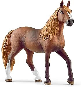 Schleich Horse Club 2023 Authentic Majestic Peruvian Pasos Mare Horse Figurine - Realistic Detailed Riding Horse Mare Toy for Boys and Girls Imagination and Play, Highly Durable Gift for Kids Ages 5+