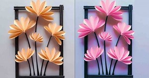 Easy Paper Wall Hanging Tutorial