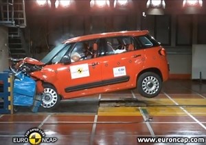 Fiat 500L tops Euro NCAP crash tests; scores five-star safety rating
