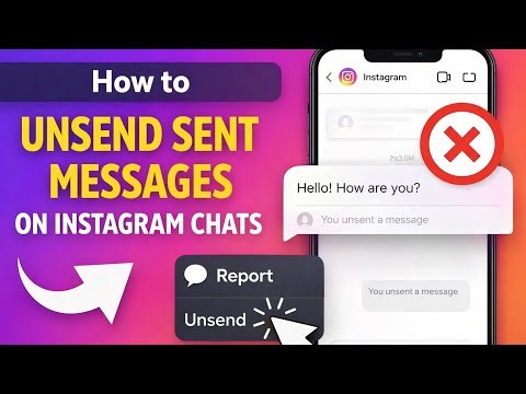 How to Unsend Sent Messages on Instagram Chats 2026 | Delete Instagram Messages After Sending