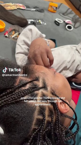 She’s banned 😂 #hairtok