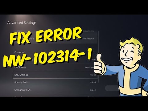 How To Fix PS5 Error NW-102314-1