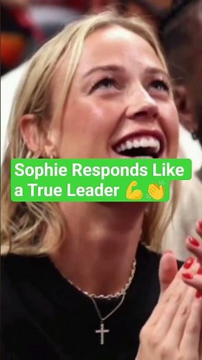 Sophie Responds Like a True Leader 💪👏.