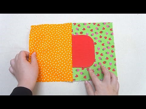 Sewing tutorial for cosmetic bags without zipper 💟 Unique bag design