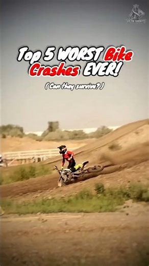 Did They Really Survive These?! 😳😱 Top 5 Moto Crashes #motorcycle #stunt #fails #shorts #downhill