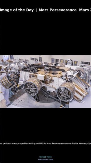 NASA's Perseverance Rover Mass Test You've Never Seen #space #nasa #mars