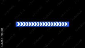 Progress bar loading animation with alpha channel