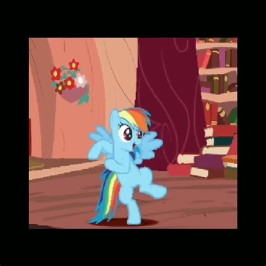Dance victory of Rainbow Dash in Fighting Is Magic Tribute Edition #Short