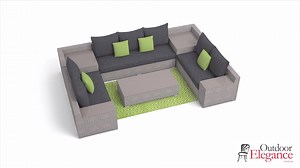 With our modular lounge collections there is a combination to suit any outdoor space. Browse some of our most popular modular settings in a variety of styles and colours here http://outdoorelegance.com.au/outdoor-lounge/outdoor-lounges-modular.html | Outdoor Elegance